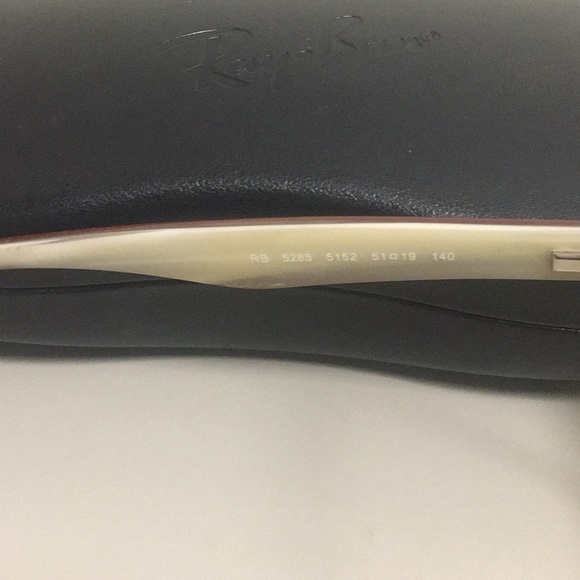 Ray Ban Eye Glasses Maroon/Burgundy - Picture 3 of 4